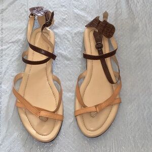 Green Casual Women  Shoes Sandals Size 6.5